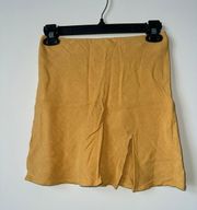 Yellow Mini Skirt