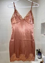 Nwt Satin Mini Dress