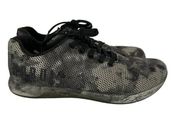 No Bull Trainer Super Fabric Men’s Size 7.5 Women 9 Black Grey Camo Shoes *Read