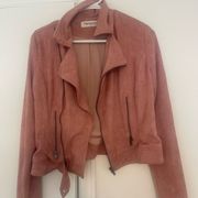 BOUTIQUE | Light pink velvety jacket