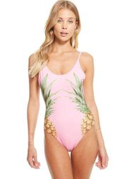 💕CHASER💕 Mirrored Pineapples One Piece Swimsuit