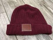 Love Your Melon Burgundy Beanie