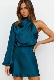 Elegant Satin Dress - New