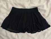 Cheer Mesh Flutter Skirt Size Small Color Black