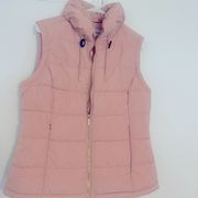 | pink puffer vest NWOT