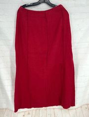 Boston Proper Red full skirt S