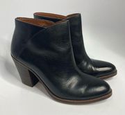 Lucky Brand black leather boots ankle boots size 9.5