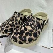 Womens Crush Clog Leopard print BRAND NEW