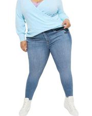 TORRID Jeans Bombshell Skinny Medium Wash High Rise Stretch Size 24R NEW NWT