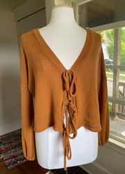 Sadie and Sage Front Tie Sweater