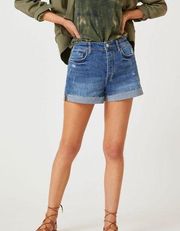 Pilcro Jean Shorts Mid Rise Slim Size 28