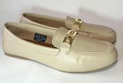 Nautical Jenebeth Loafer Tan with Gold Details Womens 10 Wide