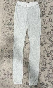 Patagonia Capilene Base Layer Thermal Pants Light Heather Grey Size XS