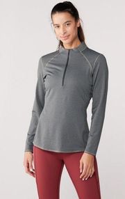 REI Co-op Lightweight Base Layer Half-Zip Top size M grey