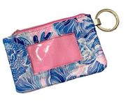 LILLY PULITZER Shade Seekers wallet ID case card holder keychain A1 5046