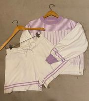 Purple and White Set