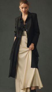 Mare Mare Black Tulle Coat