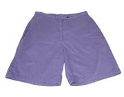 Woolrich High Rise Mom Shorts Purple Lavender Size 14