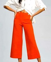 NWT  Maeve Cropped Wide Leg Pant