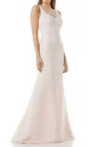 Carmen Marc Valvo Infusion Embellished Gown