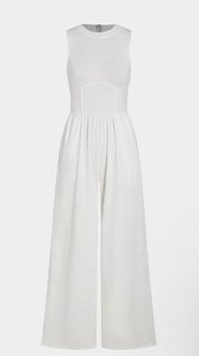 Beautiful SLEEVELESS WIDE LEG JUMPSUIT with Pockets