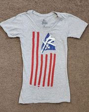 Grey Y&R Flag Tee, Women's S