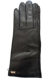 NWT  Horse And Carriage Leather Tech Gloves Black 7 1/2