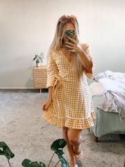 Yellow Gingham Dress