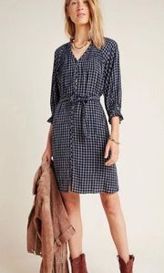 Maeve Sara Plaid Shirtdress