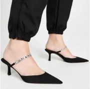 Alexander Wang Delphine 65 Logo Strap Mules Delphine 65 Logo Strap Mules *READ*