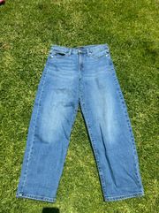 Petite Barrel Jeans