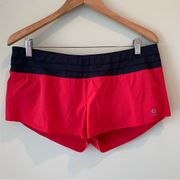 Oiselle Mac Roga Fruit Punch Athletic Running Shorts 8