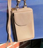 NEW Beige wallet crossbody