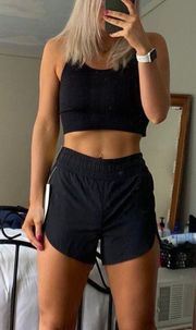 Black Running Shorts