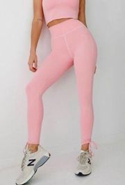 Pink Ruched Leggings