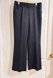 NWT Antonio Melani Antonio Fit Flare Leg Navy Slacks