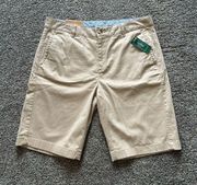 NWT L.L.Bean Khaki Shorts