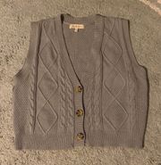 Cropped Sweater Vest