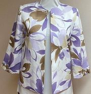 Alfred Dunner Floral Jacket/Blazer