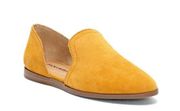 Lucky Brand JINREE brushed suede mustard gold yellow D’Orsay flats size 6.5M