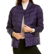 TRINA BY TRINA TURK PUFFER DOWN JACKET (Eggplant, Sz XL