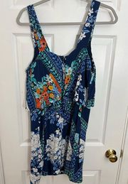 Maeve Anthropologie floral mini boho dress