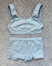 Seamless Tank & Shorts Sleep Set