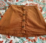 Corduroy Skirt