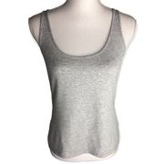 Vince Camuto Grey Knit Scoop Neck Tank Top