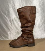 Unrated Brown Knee High Boots Wmns Sz 8.5 M