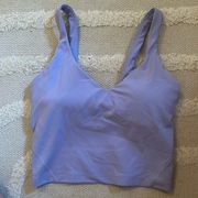 purple align tank top size four excellent condition.