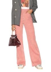 Grlfrnd The Carla Corduroy Pink Pants Size 29