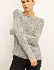 MM Lafleur The Butler Sweater Knit Boucle Tan Cream