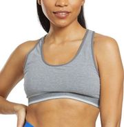 Manduka Gray Eko Cotton Racerback Sports Bra